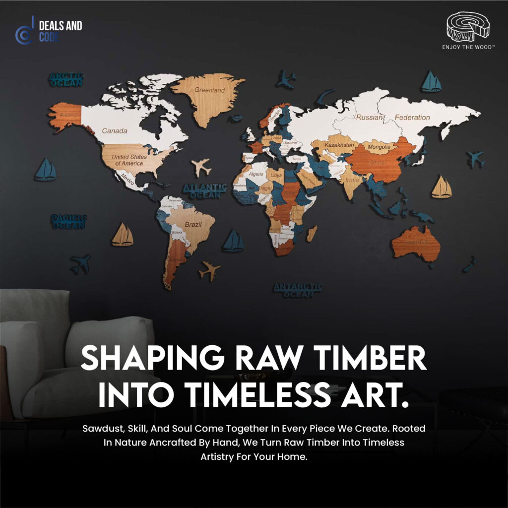 Enjoy The Wood Review 2026: Premium Wooden Wall Maps & Home Décor Worth Buying?