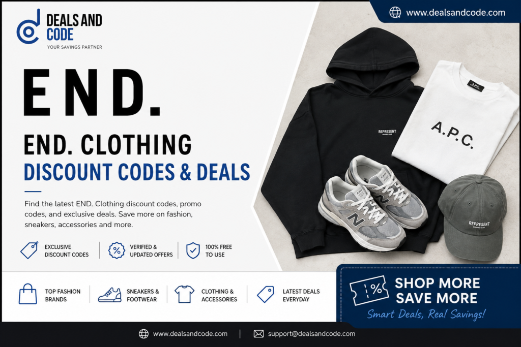 END. Clothing Discount Codes & Deals